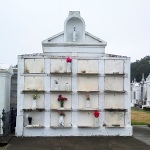 Society tombs often have many more units than family tombs. +